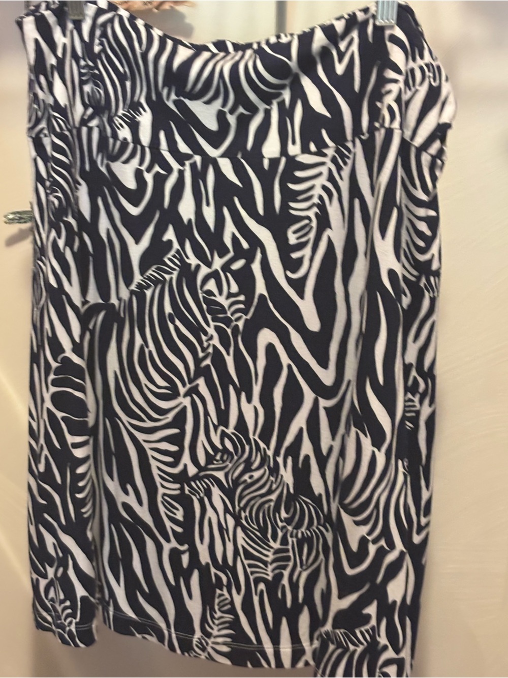 Lilly Pulitzer Black & White Zebra-Print Swim Coverup